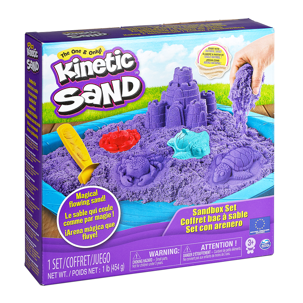 Набор песка для детского творчества Wacky-Tivities Kinetic Sand, фиолетовый, 454 г (71402P) - фото 1