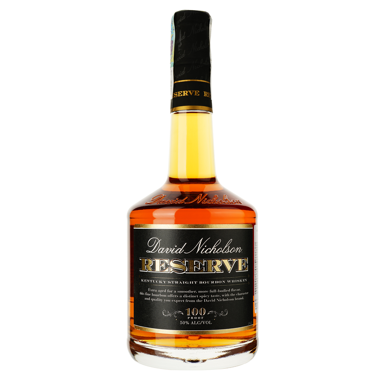 Виски David Nicholson Reserve Kentucky Straight Bourbon Whisky 50% 0.7 л - фото 1