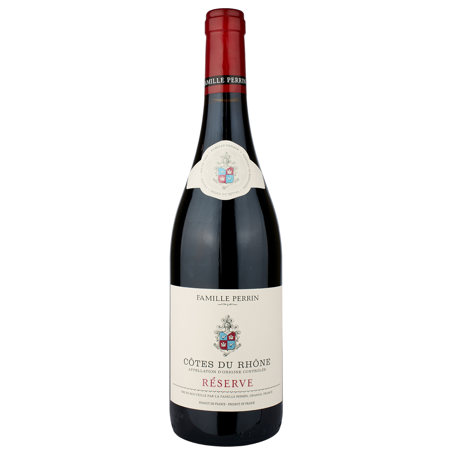 Вино Famille Perrin Reserve Cotes du Rhone Rouge, червоне, сухе, 0,75 л (06110) - фото 1