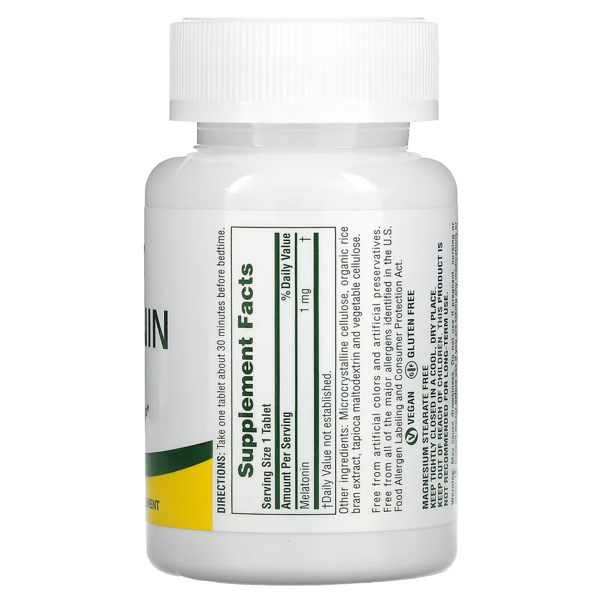 Мелатонін Natures Plus Fast Acting Melatonin 1 мг швидкодіючий 90 таблеток - фото 2