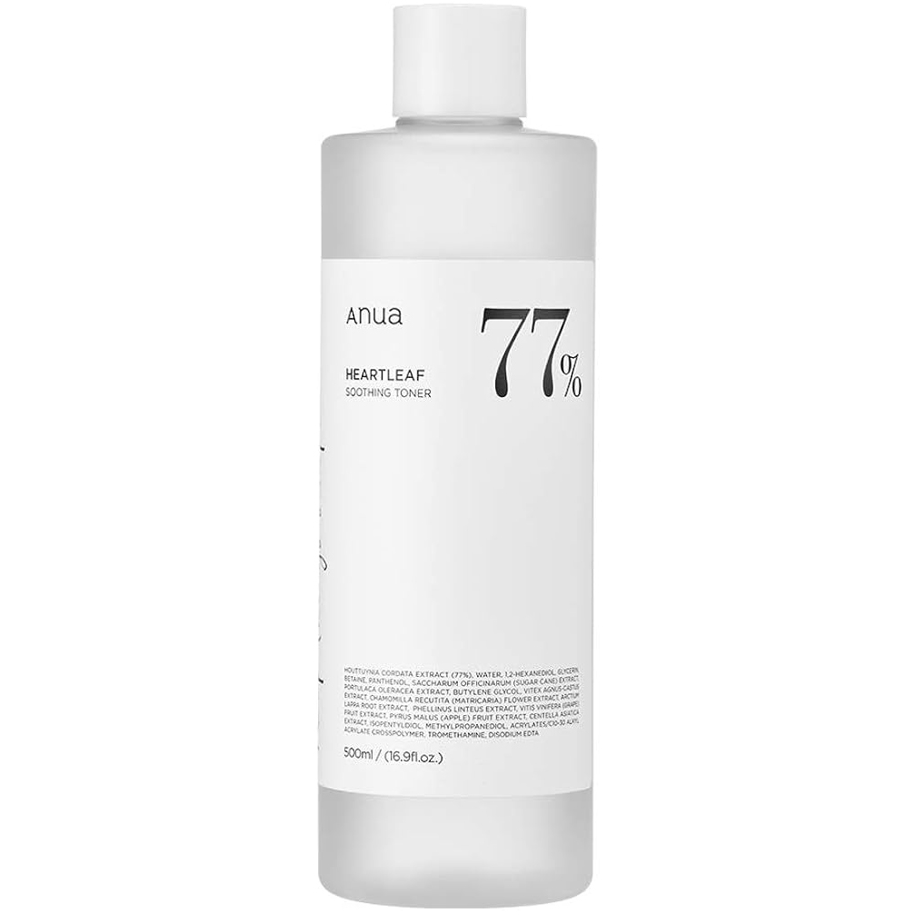 Тонер для увлажнения и смягчения кожи Anua Heartleaf 77% Soothing Toner 500 мл - фото 1