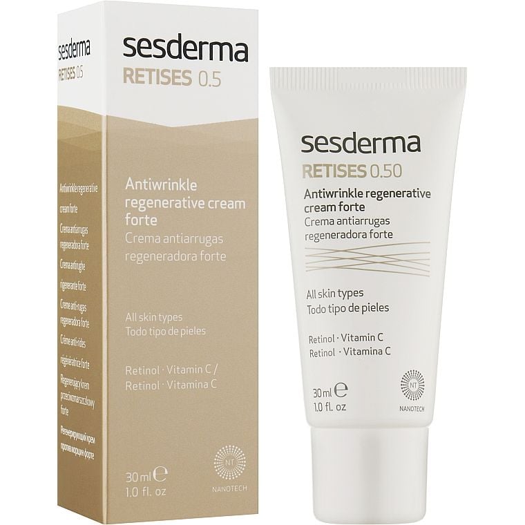 Регенеруючий крем проти зморшок Sesderma Retises 0.5% для всіх типів шкіри, 30 мл - фото 1