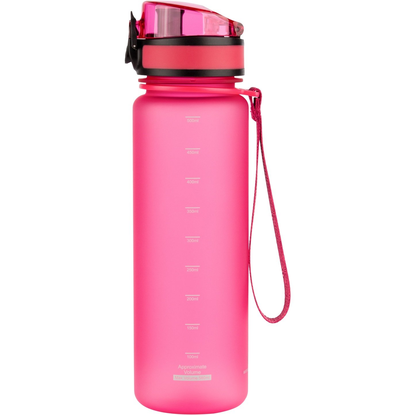 Пляшка для води UZspace Colorful Frosted, 500 мл, рожевий (3026) - фото 2