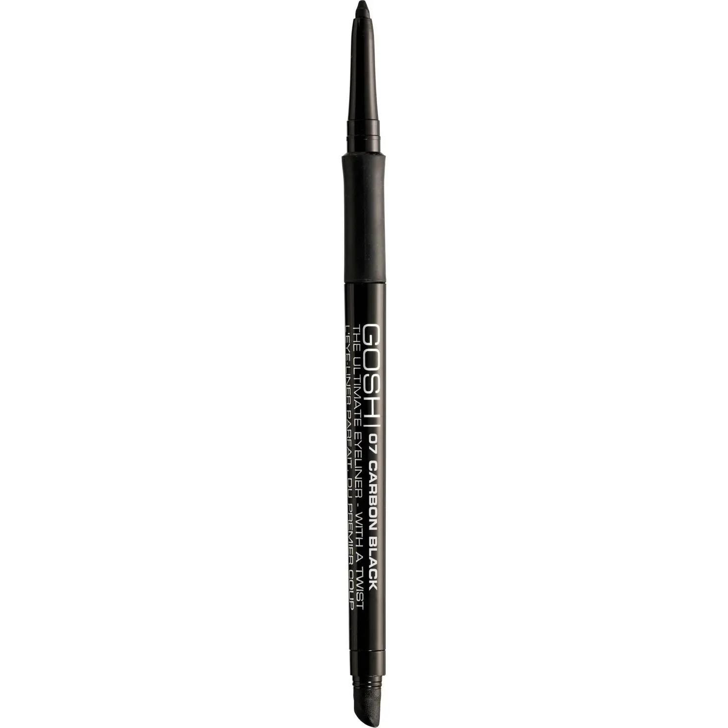 Олівець для очей Gosh Ultimate Eyeliner With A Twist відтінок 07 (Carbon Black) 0.4 г - фото 1