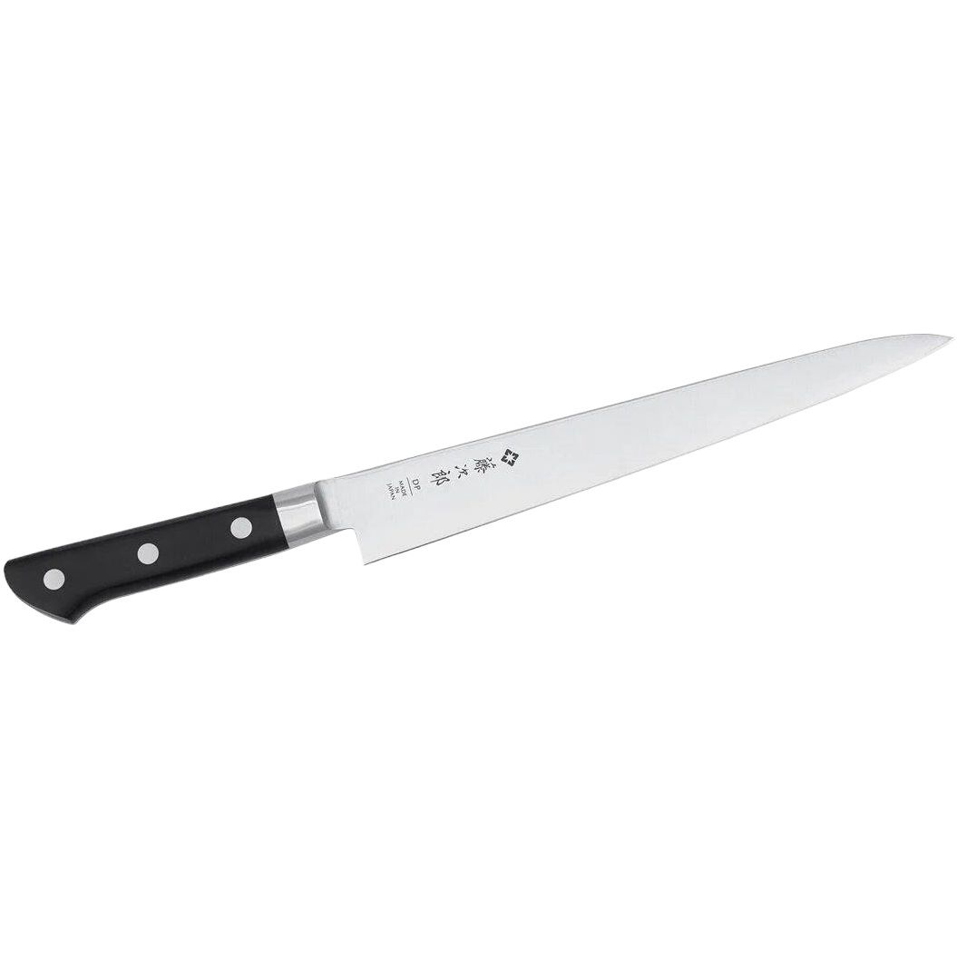 Кухонний ніж для тонкого нарізування Tojiro 240 мм Чорний 000266487 - фото 1