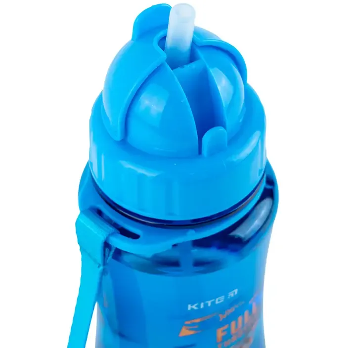 Бутылочка для воды Kite Hot Wheels HW24-399, 350 мл синяя (HW24-399) - фото 2