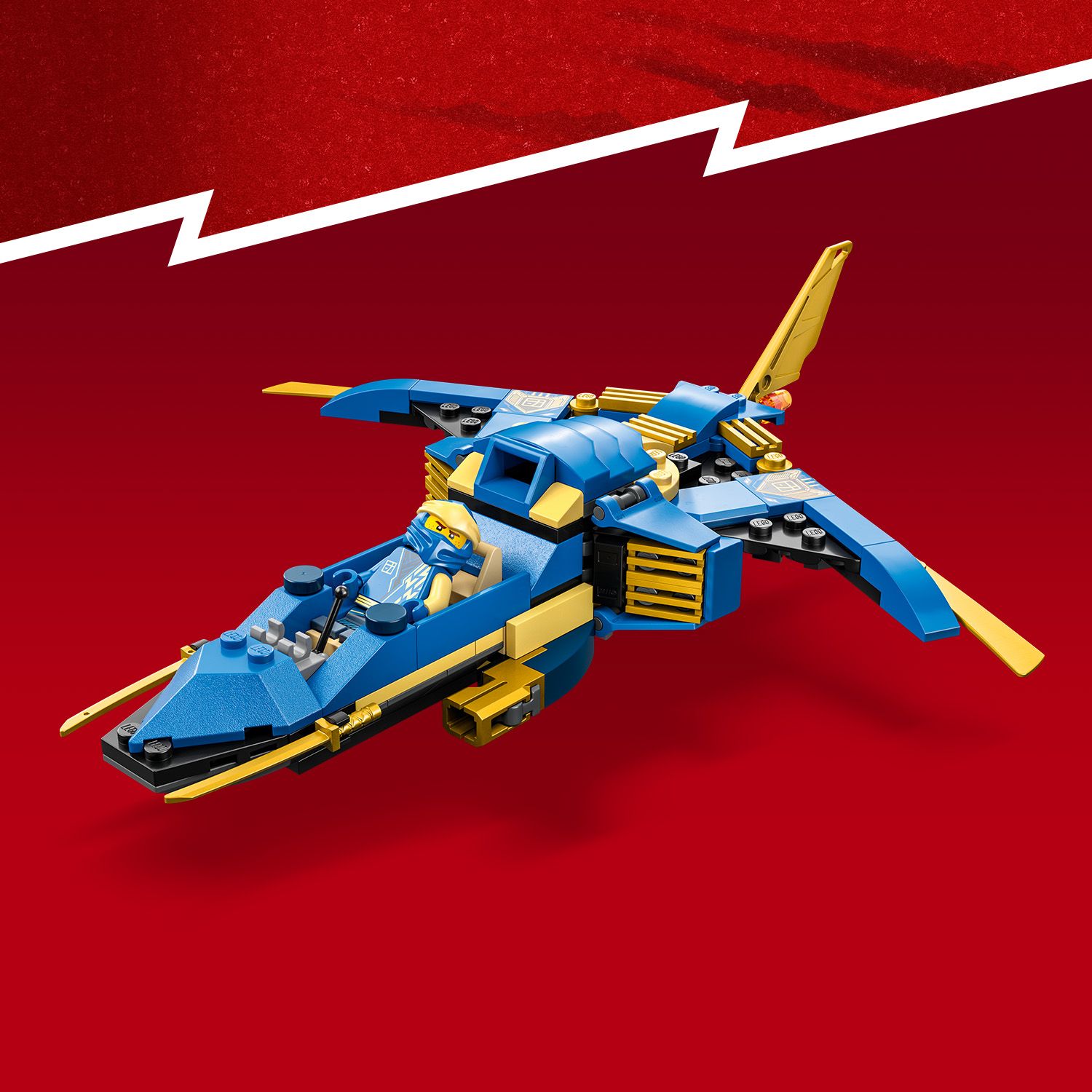 Конструктор LEGO Ninjago Реактивний літак Джея EVO,146 деталей (71784) - фото 6