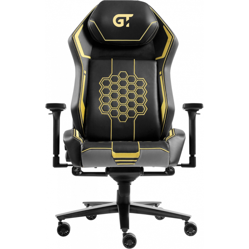 Геймерское кресло GT Racer X-5348 Black/Yellow (X-5348 Black/Yellow) - фото 1