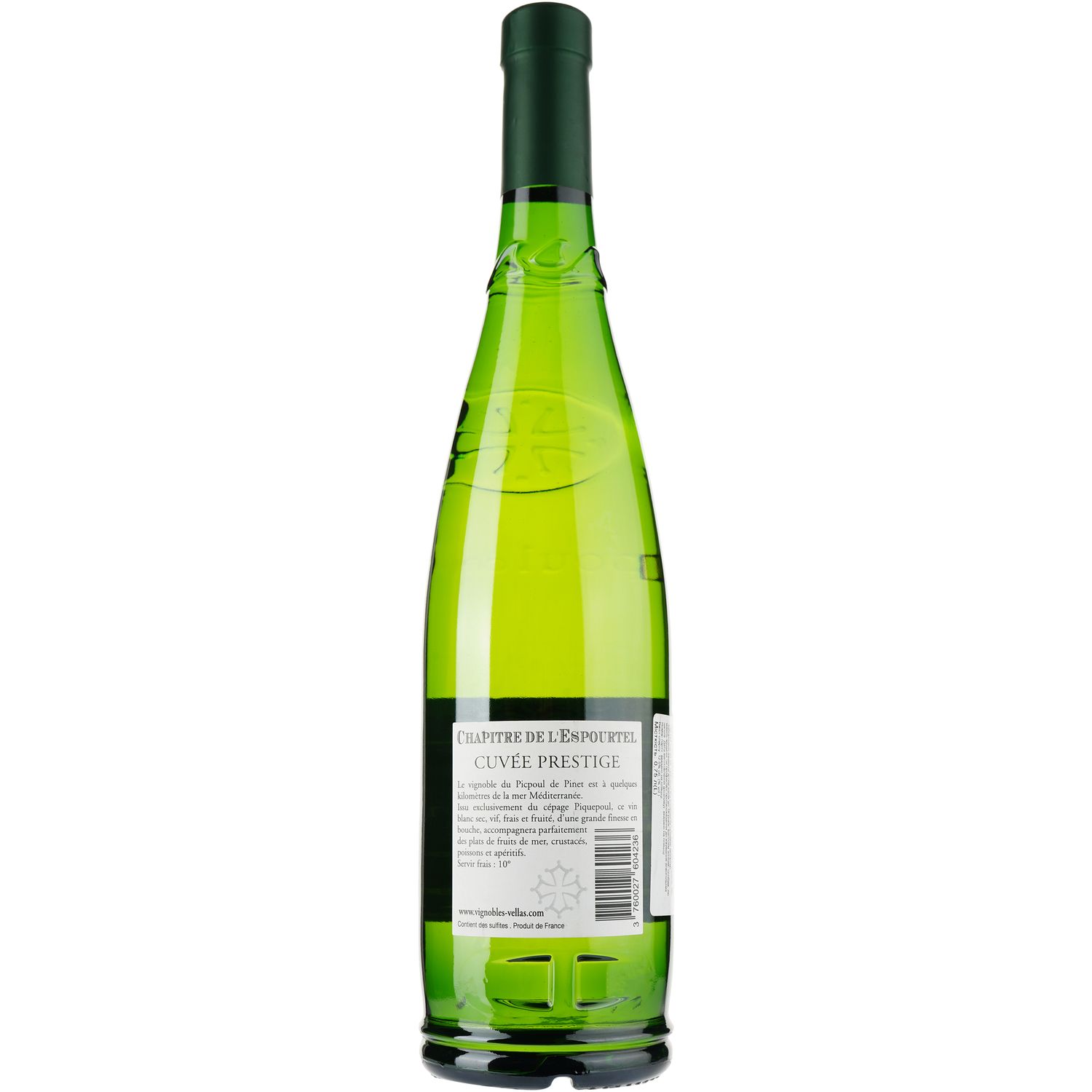 Вино Chapitre De l'Espourtel AOP Picpoul de Pinet, біле, сухе, 0,75 л - фото 2
