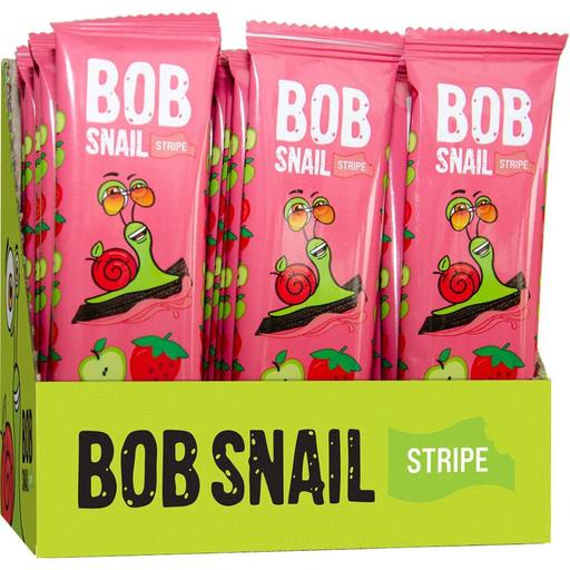 Натуральные конфеты Bob Snail Яблоко-Клубника 420 г (30 шт. по 14 г) - фото 1