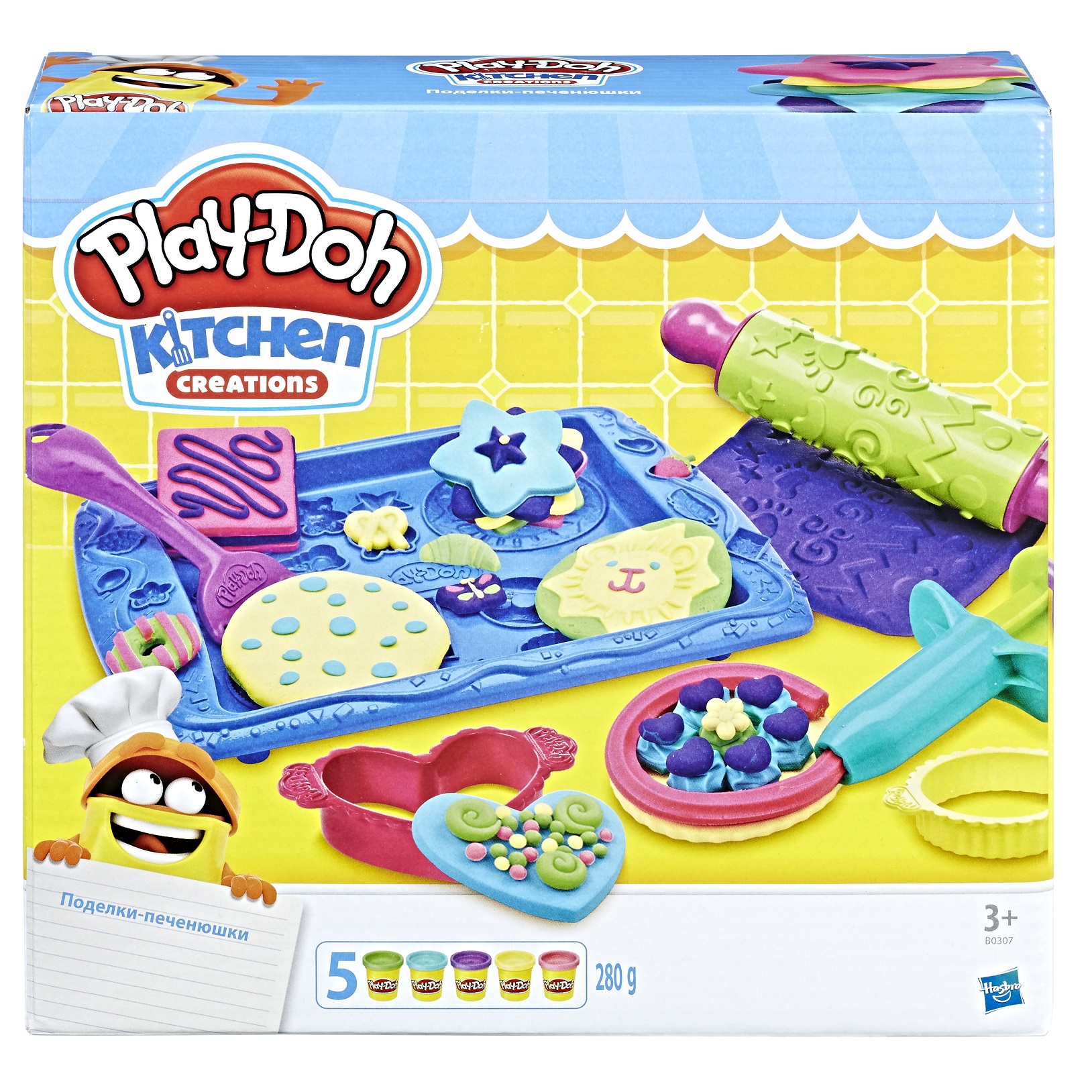 Игровой набор пластилина Hasbro Play-Doh Магазинчик печенья (B0307) - фото 1