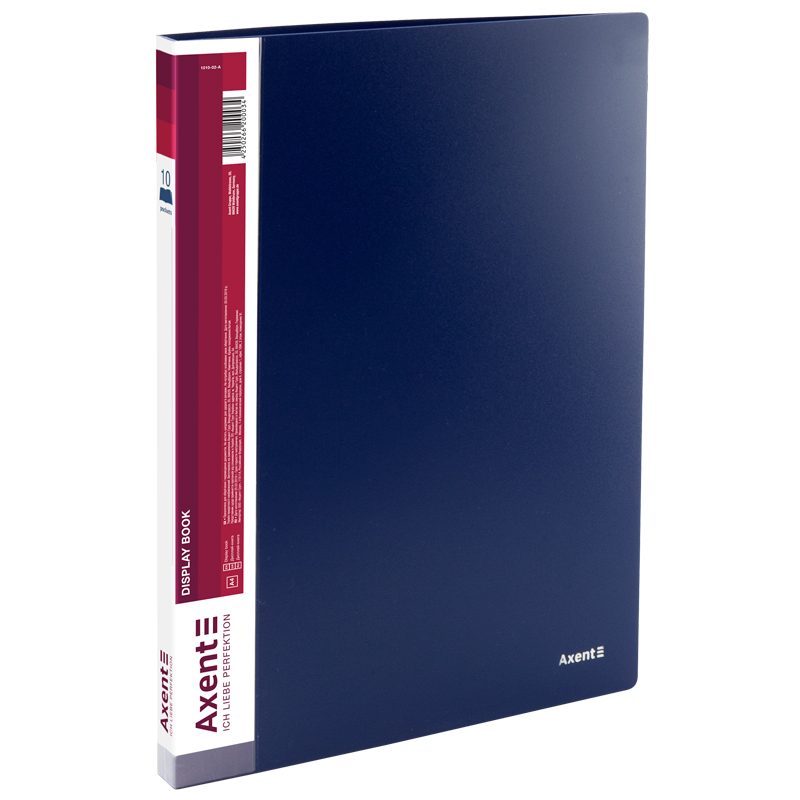 Дисплей-книга Axent А4 10 файлов синяя (1010-02-A) - фото 2