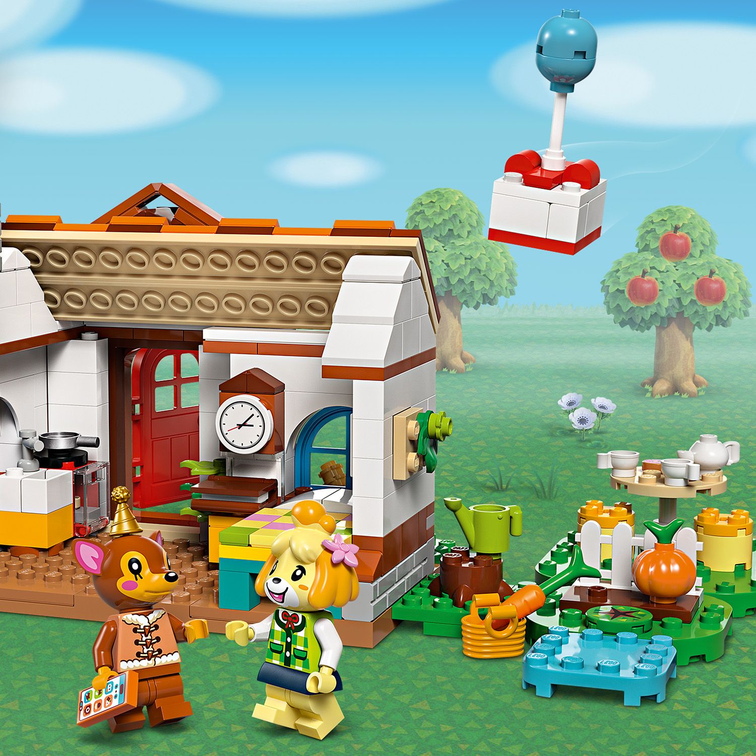 Конструктор LEGO Animal Crossing Візит у гості до Isabelle 389 деталей (77049) - фото 8