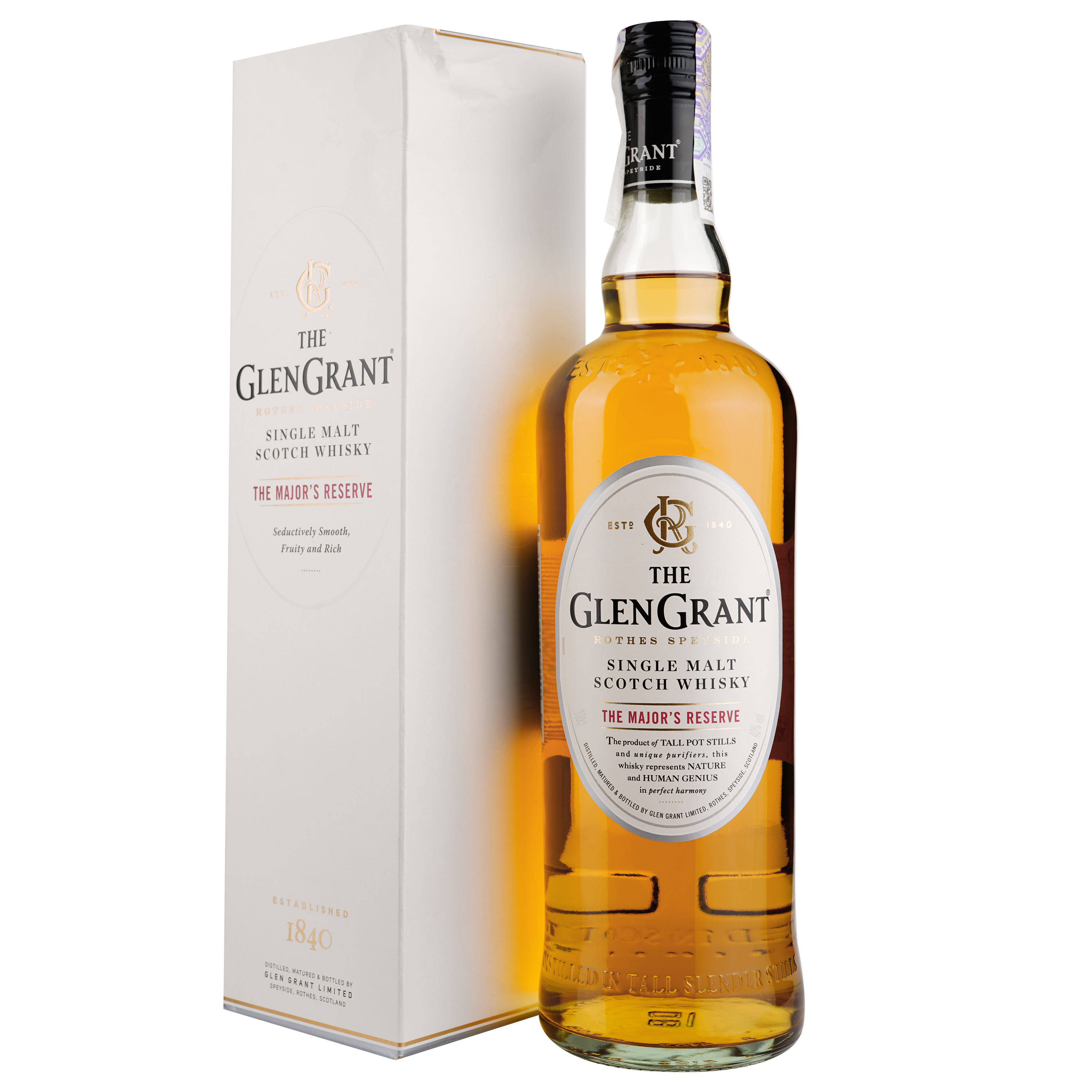 Виски Glen Grant the Major’s Reserve Single Malt Scotch Whisky 40% 1 л - фото 1