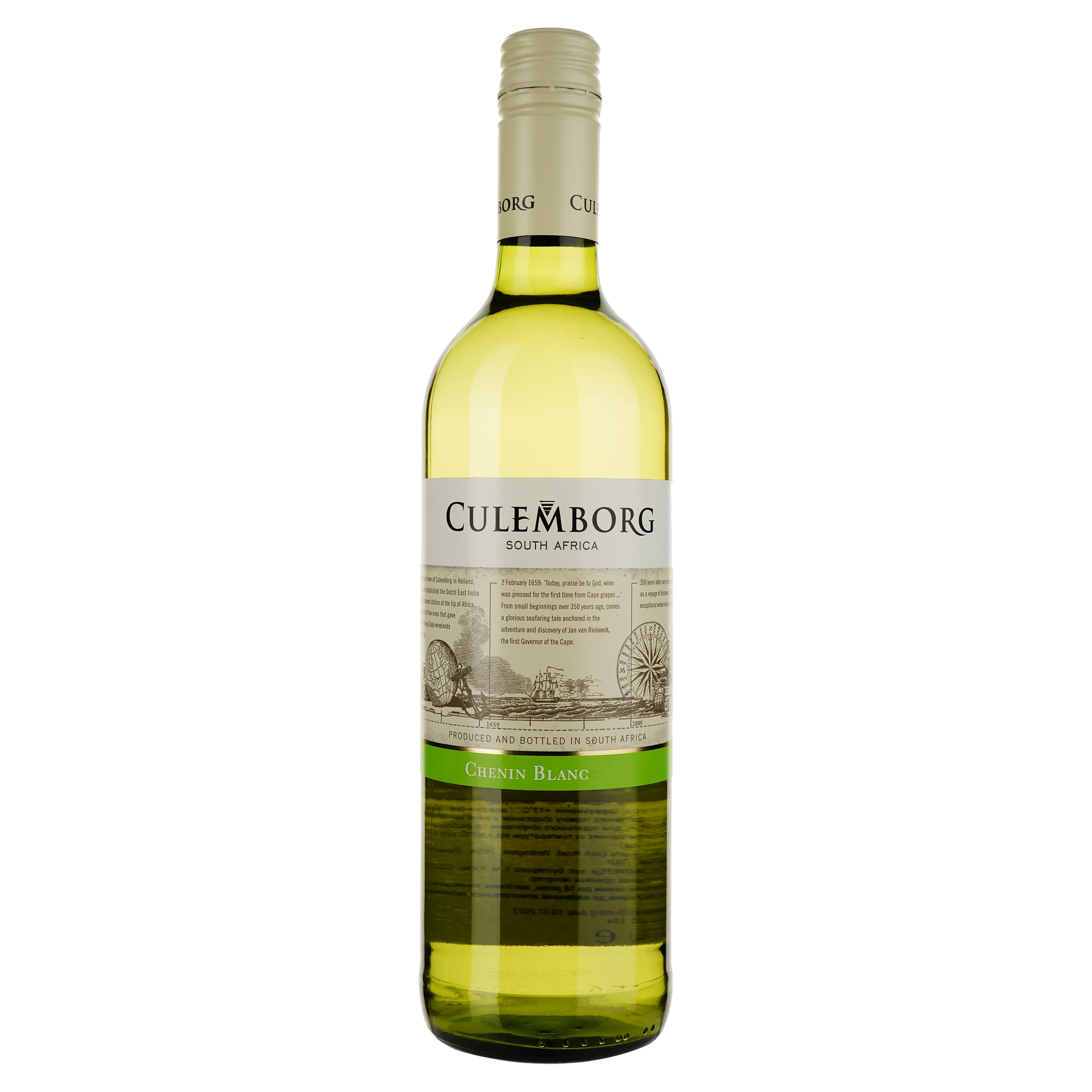 Вино Сulemborg Сhenin Blanc белое сухое, 12,5%, 0,75 л (439761) - фото 1