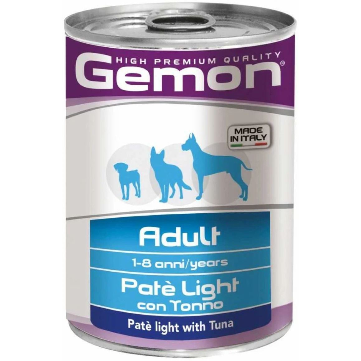 Влажный корм Gemon Dog Wet Adult лайт паштет с тунцом, 400 г (70387842) - фото 1