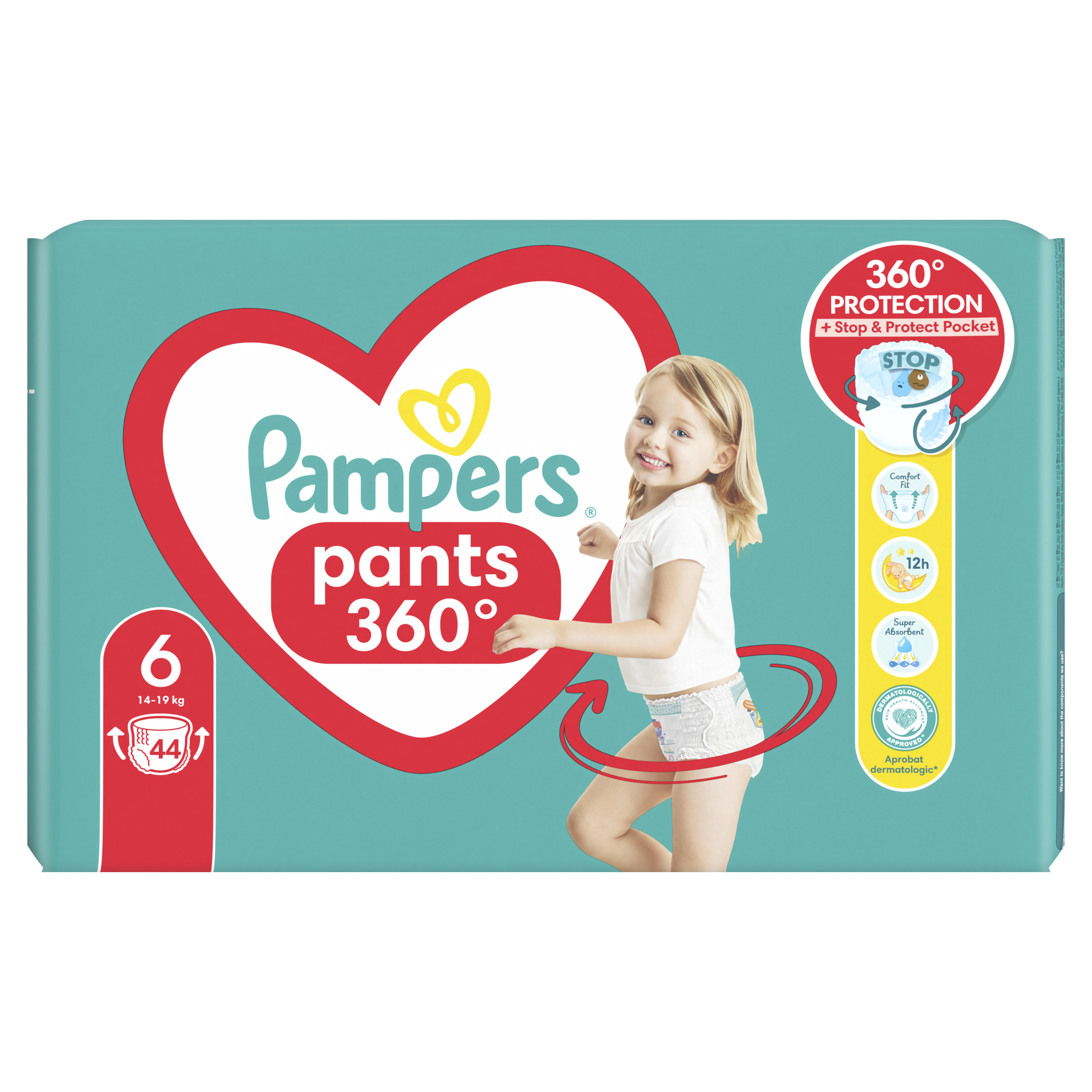 Підгузники-трусики Pampers Pants одноразові 6 (15+ кг) 44 шт. - фото 2