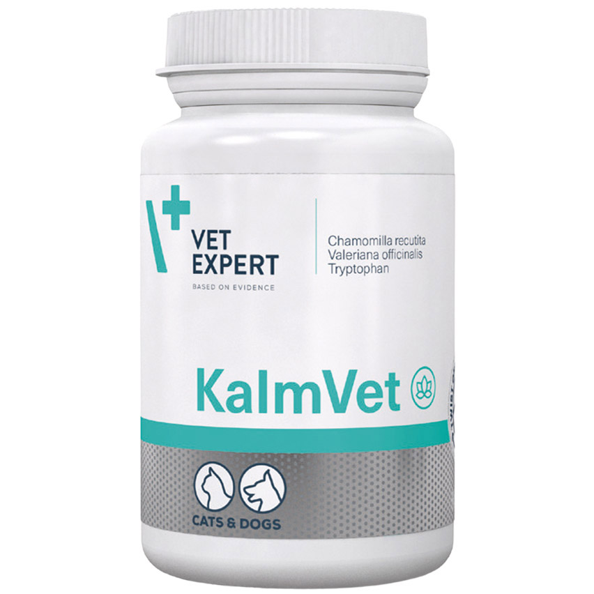Харчова добавка Vet Expert KalmVet для зменшення стресу, 60 капсул - фото 1