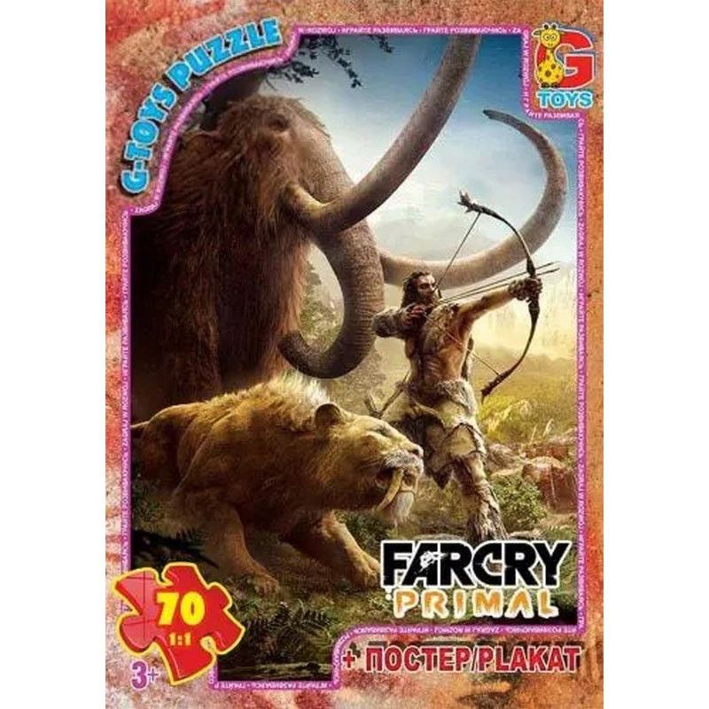 Пазлы детские Far Cry. Животный мир G-Toys FCP01, 70 элементов - фото 1