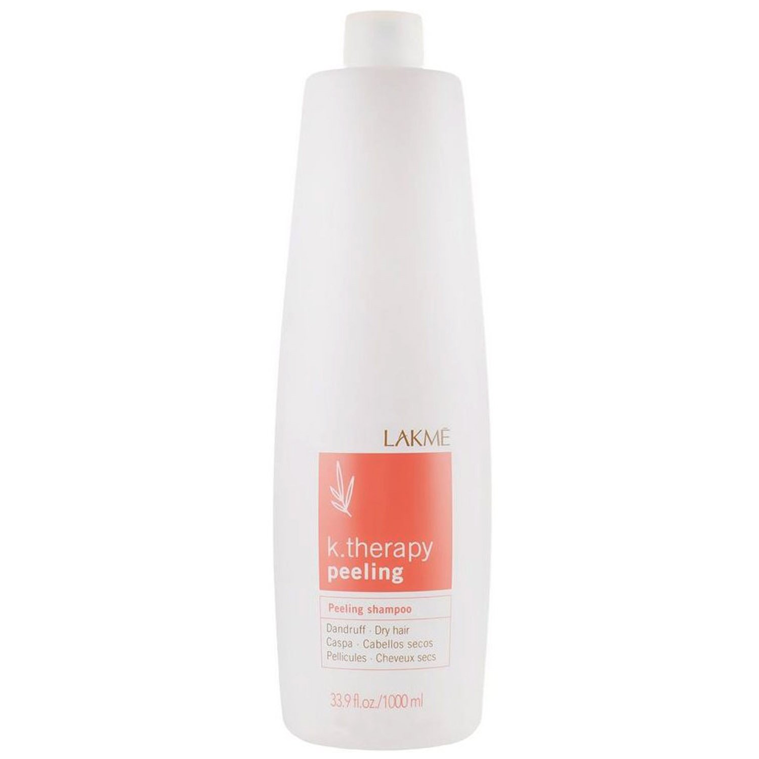 Шампунь Lakme K.Therapy Peeling Shampoo, от перхоти для сухих волос, 1000 мл - фото 1