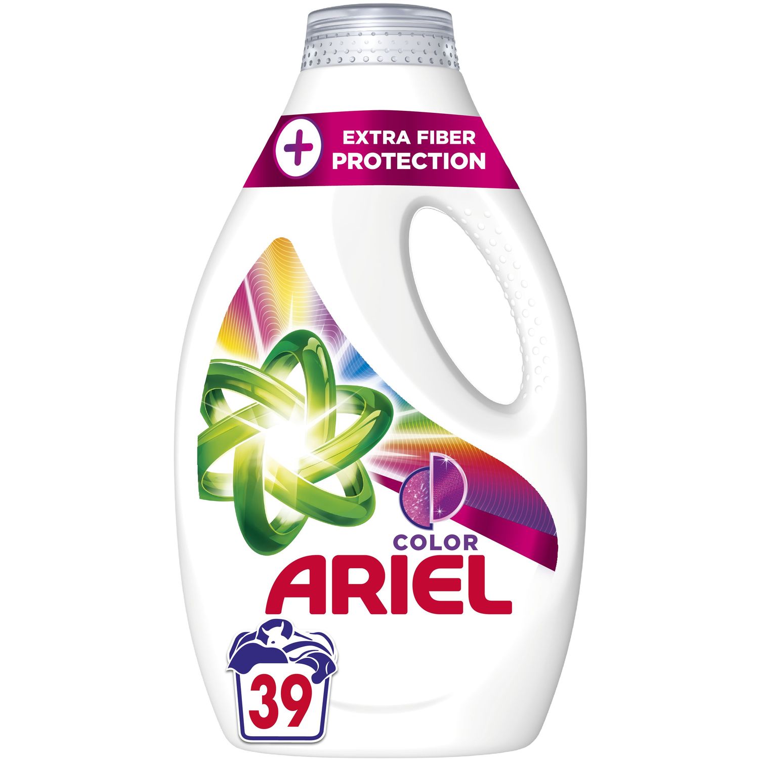 Гель для прання Ariel Color + Захист волокон Повний захист тканини 1.95 л - фото 1