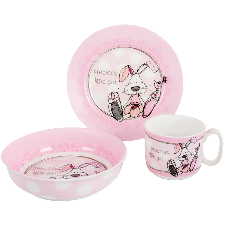 Фото - Дитячий посуд Lefard Дитячий набір посуду , рожевий  (985-047)
