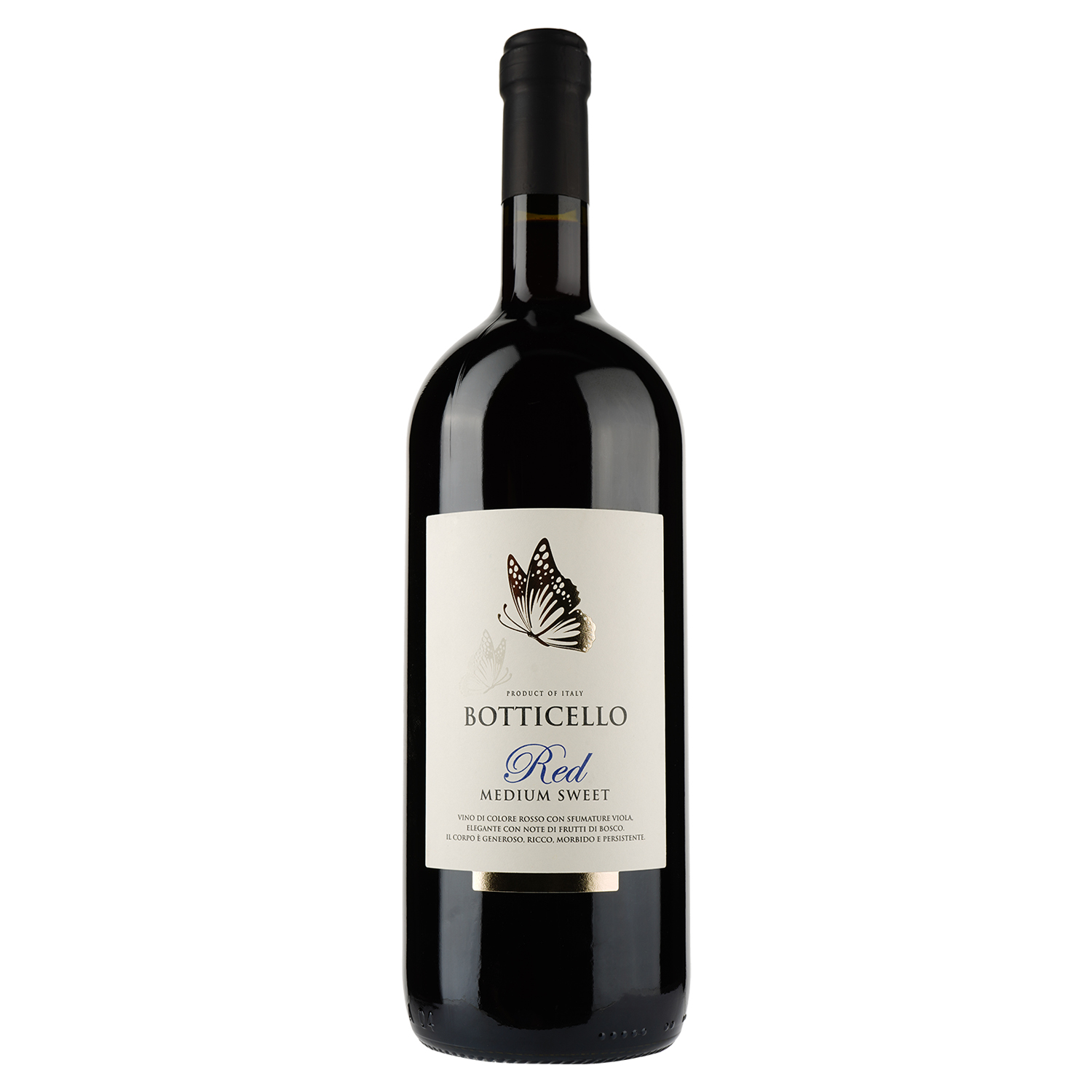 Вино Botticello, червоне, напівсолодке, 1,5 л (886446) - фото 1