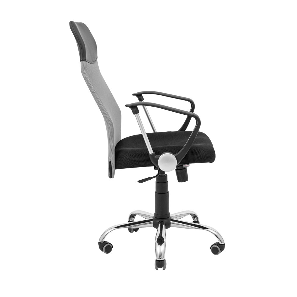 Кресло компьютерное Richman Ультра Ю Хром M-1 Tilt сетка черный + серый (RCM-1115) - фото 3