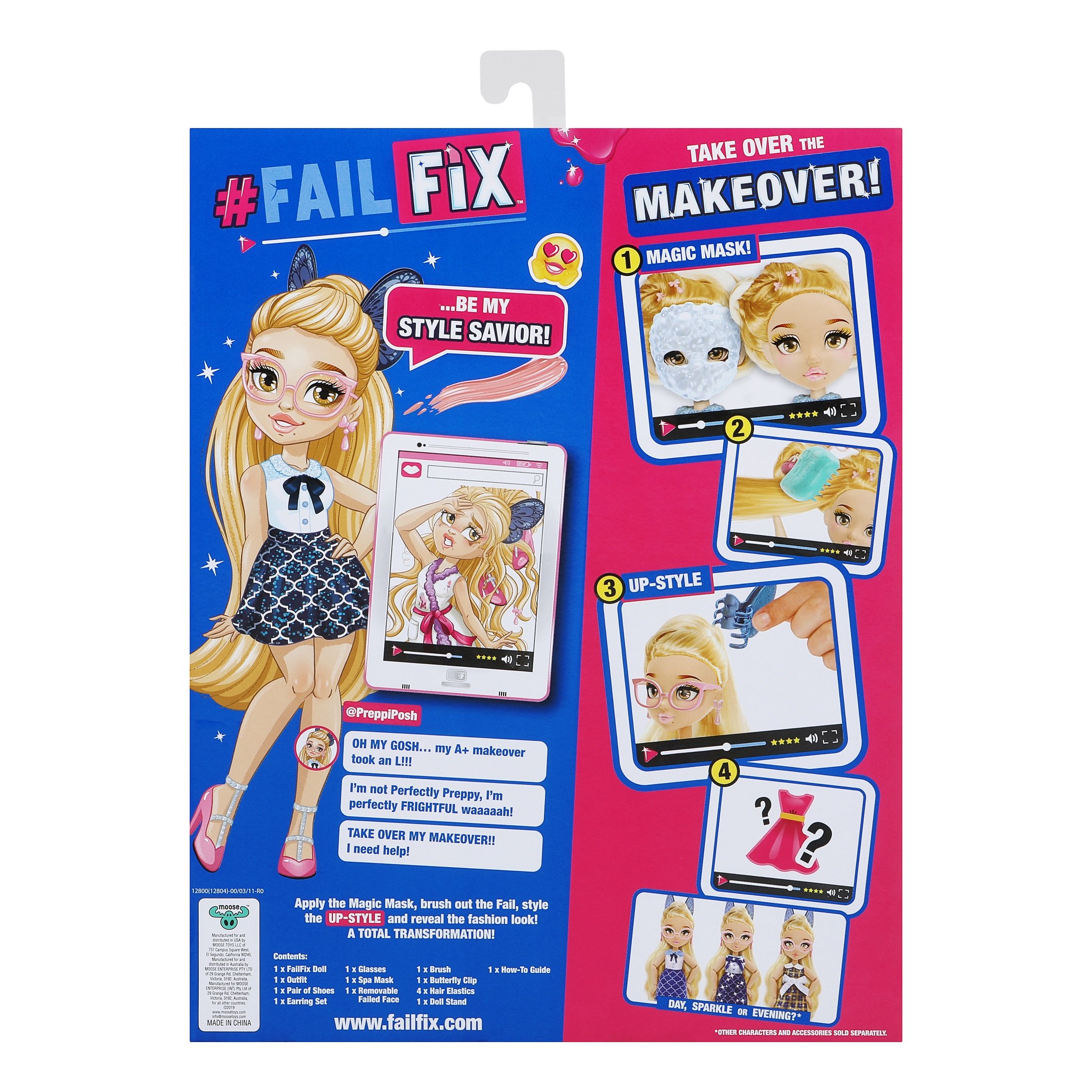 Ігровий набір з лялькою Failfix Total Makeover Школярка (12804) - фото 12
