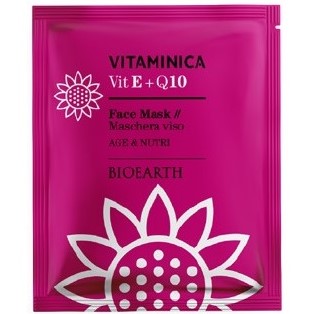 Маска для обличчя Bioearth Vitaminica Vit E + Q10 15 мл - фото 1
