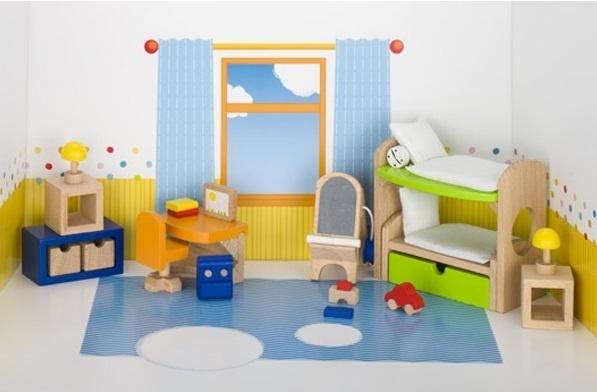 Набір для ляльок Goki Меблі для дитячої кімнати, 28 предметів (51746G) - фото 2