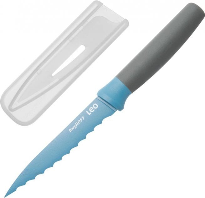 Нож универсальный Berghoff LEO, с покрытием, голубой, 11,5 см (00000016498) - фото 2