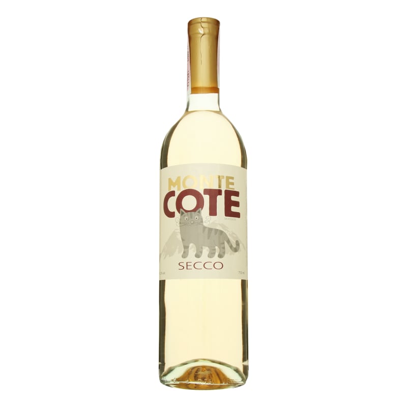 Вино Monte Cote Secco, белое, сухое, 9-12%, 0,75 л (717556) - фото 1