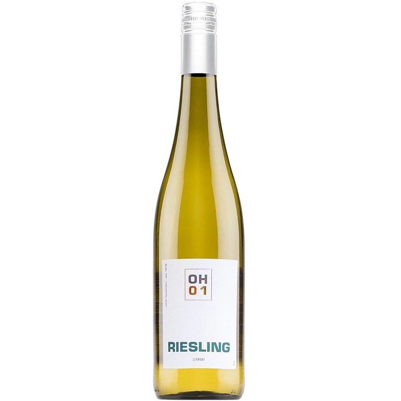 Вино Erben Oscar Haussmann Riesling, біле, напівсолодке, 9,5%, 0,75 л - фото 1
