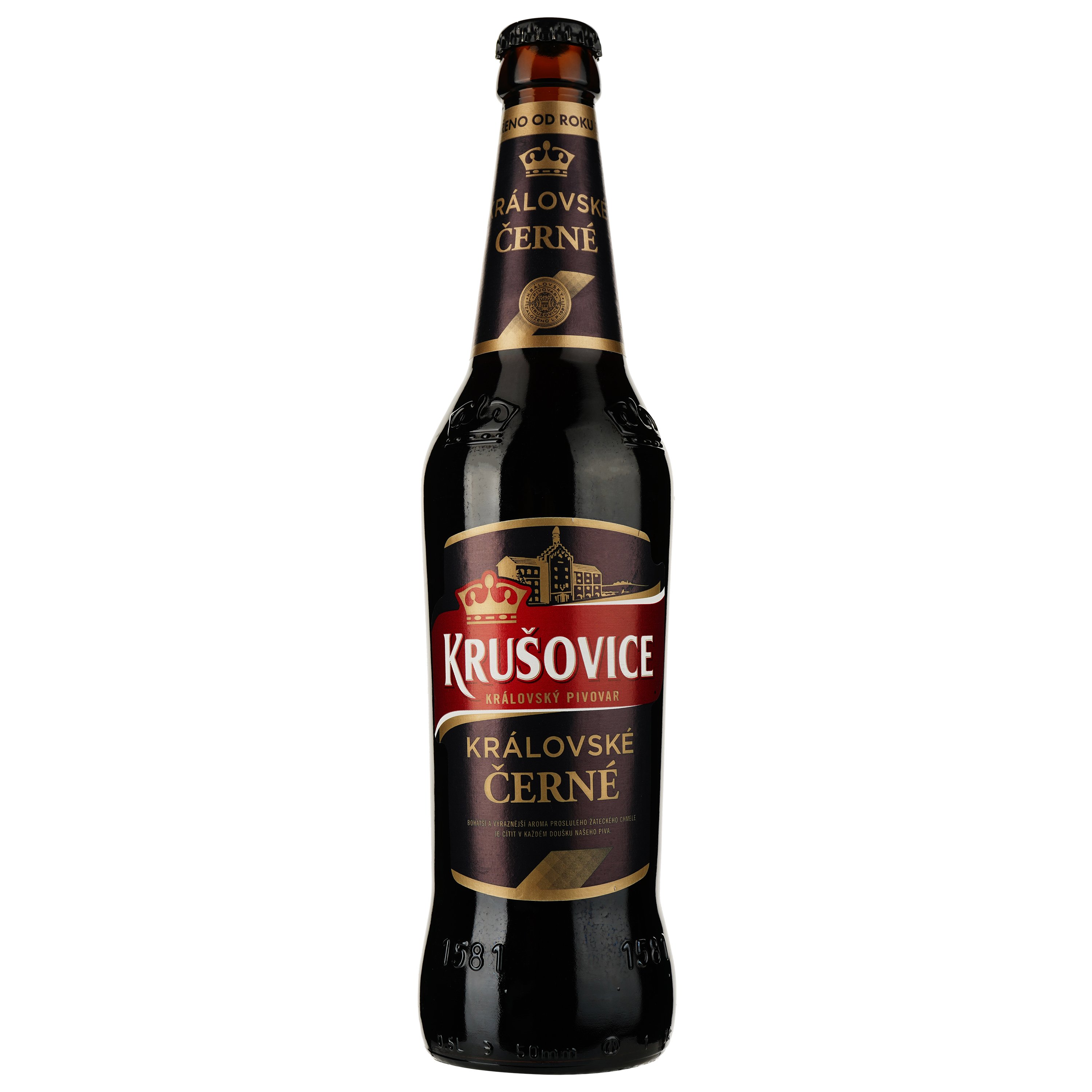 Пиво Krusovice Cerne, темне, 3,8%, 0,5 л (714652) - фото 1
