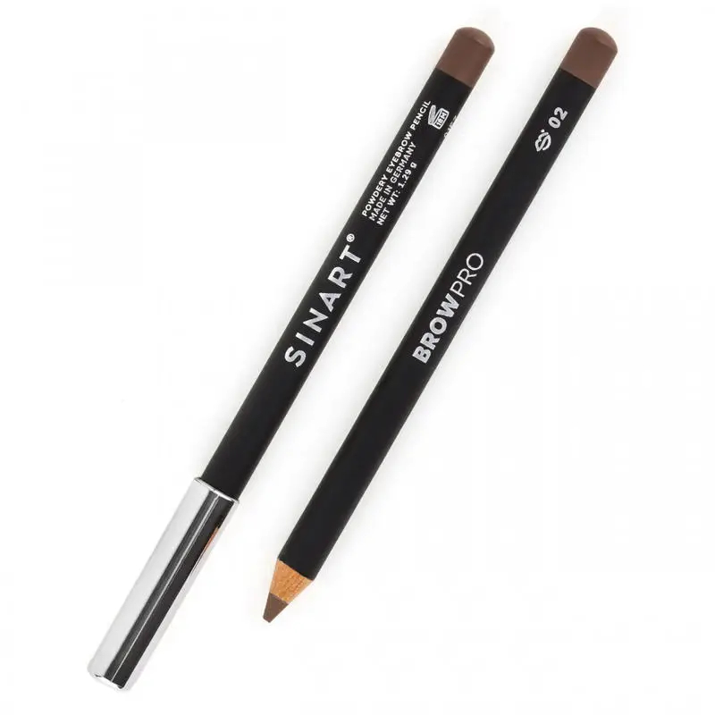 Олівець для брів Sinart Podery Eyebrow Pencil 02 пудровий 1.2 г - фото 2