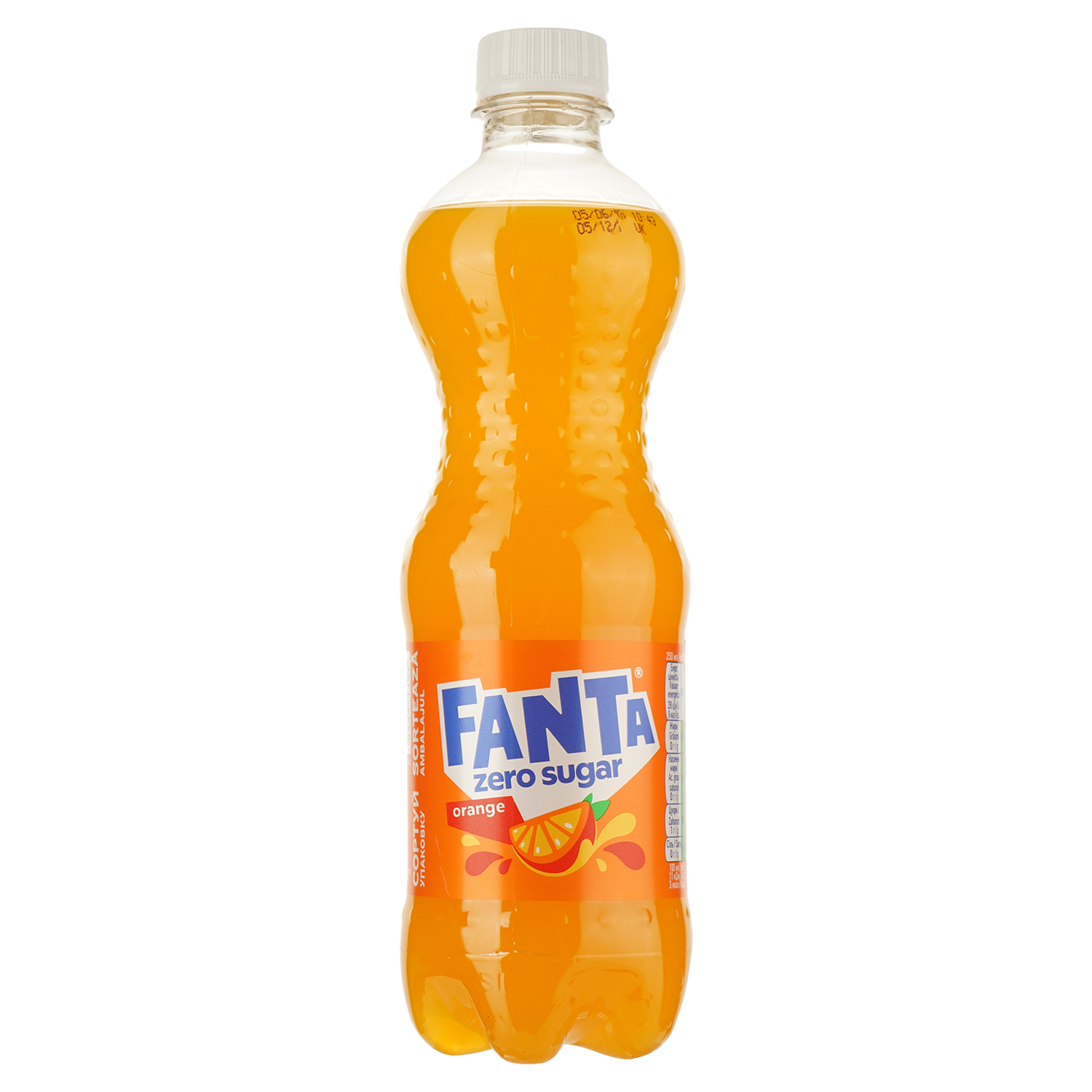 Напій соковмісний Fanta Orange Zero Sugar 0.5 л (950047) - фото 1