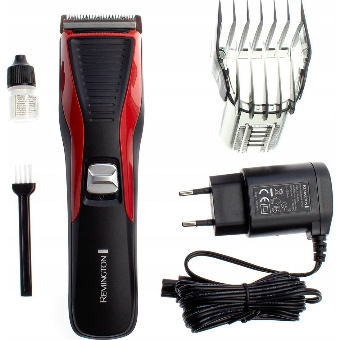 Машинка для стрижки Remington My Groom HC5100 червоно-чорна - фото 2