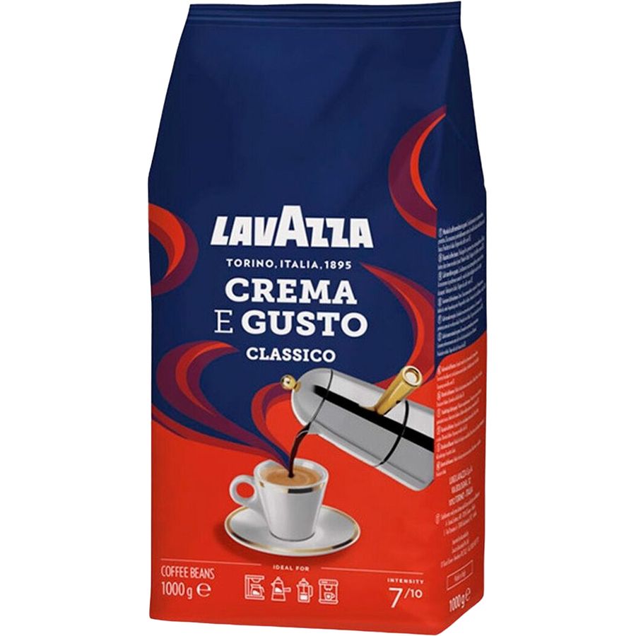 Кофе в зернах Lavazza Crema E Gusto Classico 1 кг - фото 1