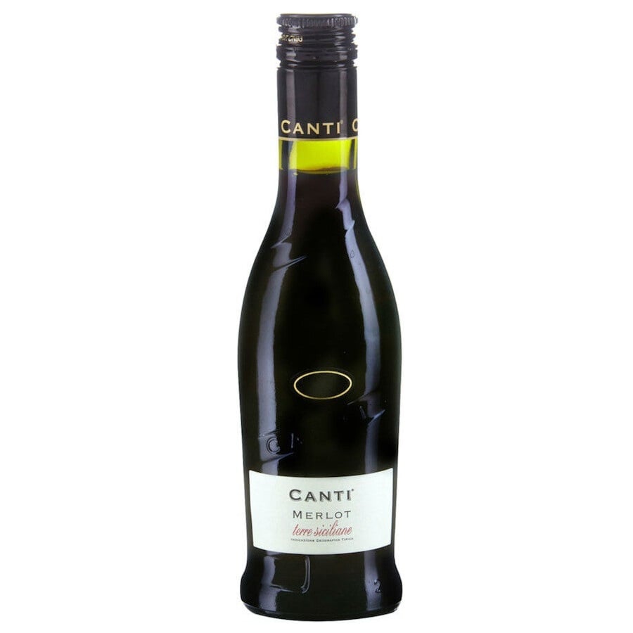 Вино Canti Merlot Terre Siciliane, красное, сухое, 13%, 0,25 л (32790) - фото 1