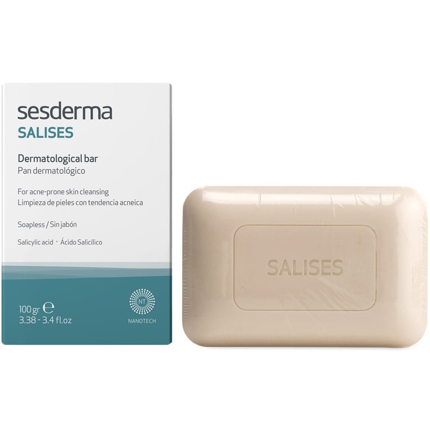 Дерматологическое мыло для лица Sesderma Salises Dermatological Bar 100 г - фото 1