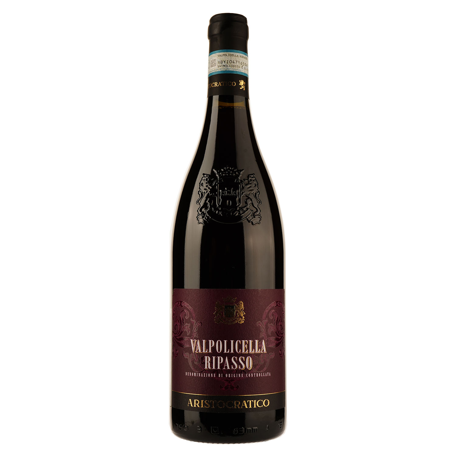 Вино Aristocratico Valpolicella Ripasso DOC Salento IGT Veneto, червоне, сухе, 0,75 л - фото 1