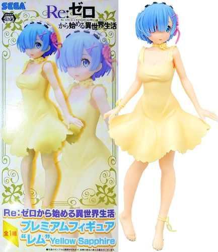 Фигурка Sega Жизнь в альтернативном мире с нуля Рэм Re:Zero Rem Yellow Sapphire 23 см S RZ R YS - фото 2