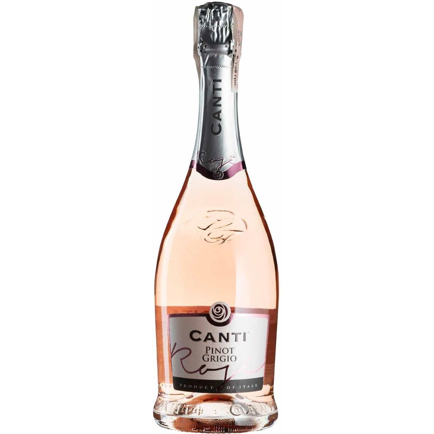 Вино игристое Canti Pinot Grigio Brut Rose, розовое, брют, 11%, 0,75 л (32786) - фото 1