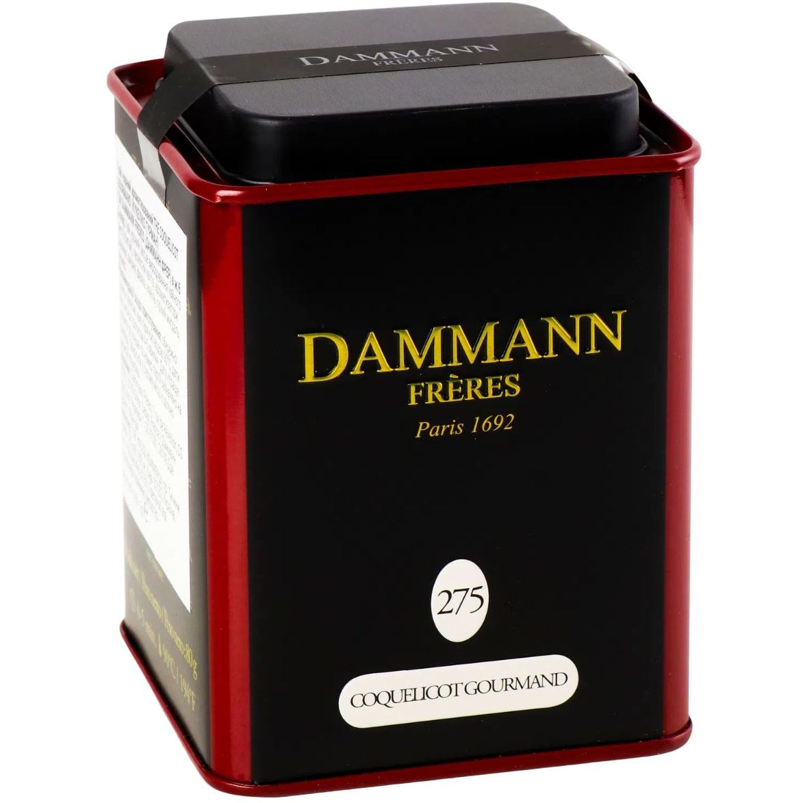 Чай черный Dammann Freres The Coquelicot Gourmand 80 г - фото 1