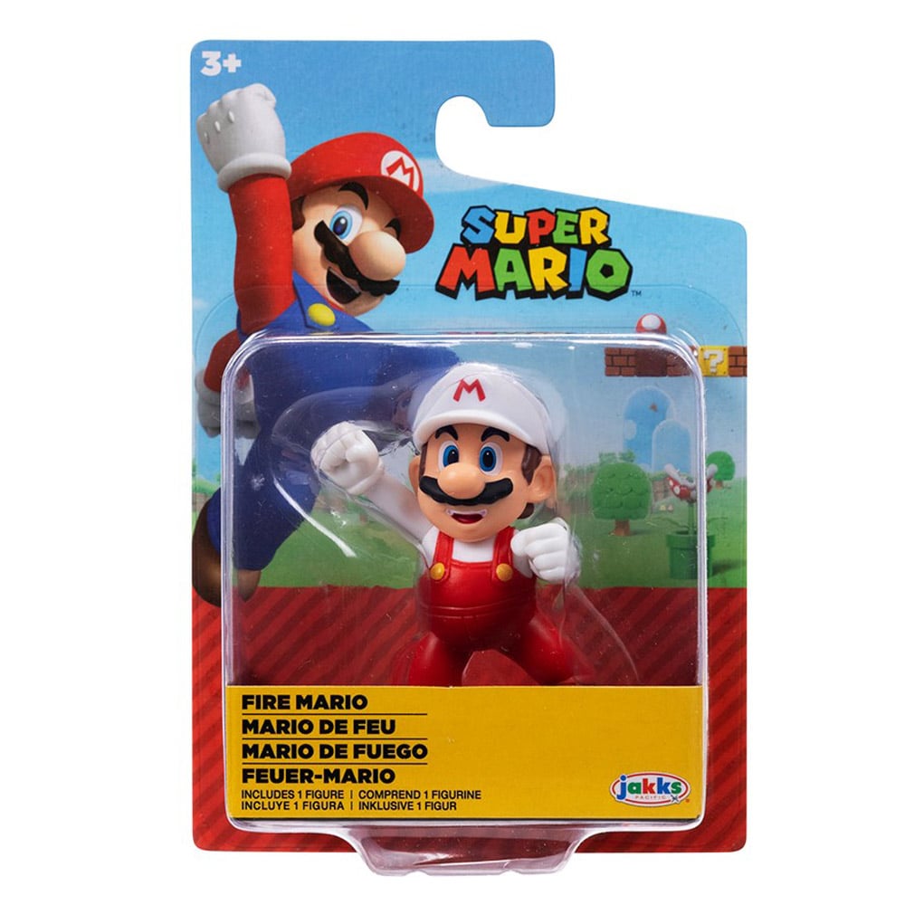 Игровая фигурка Super Mario Огненный Марио, с артикуляцией, 6 см (78279-RF1-GEN) - фото 2