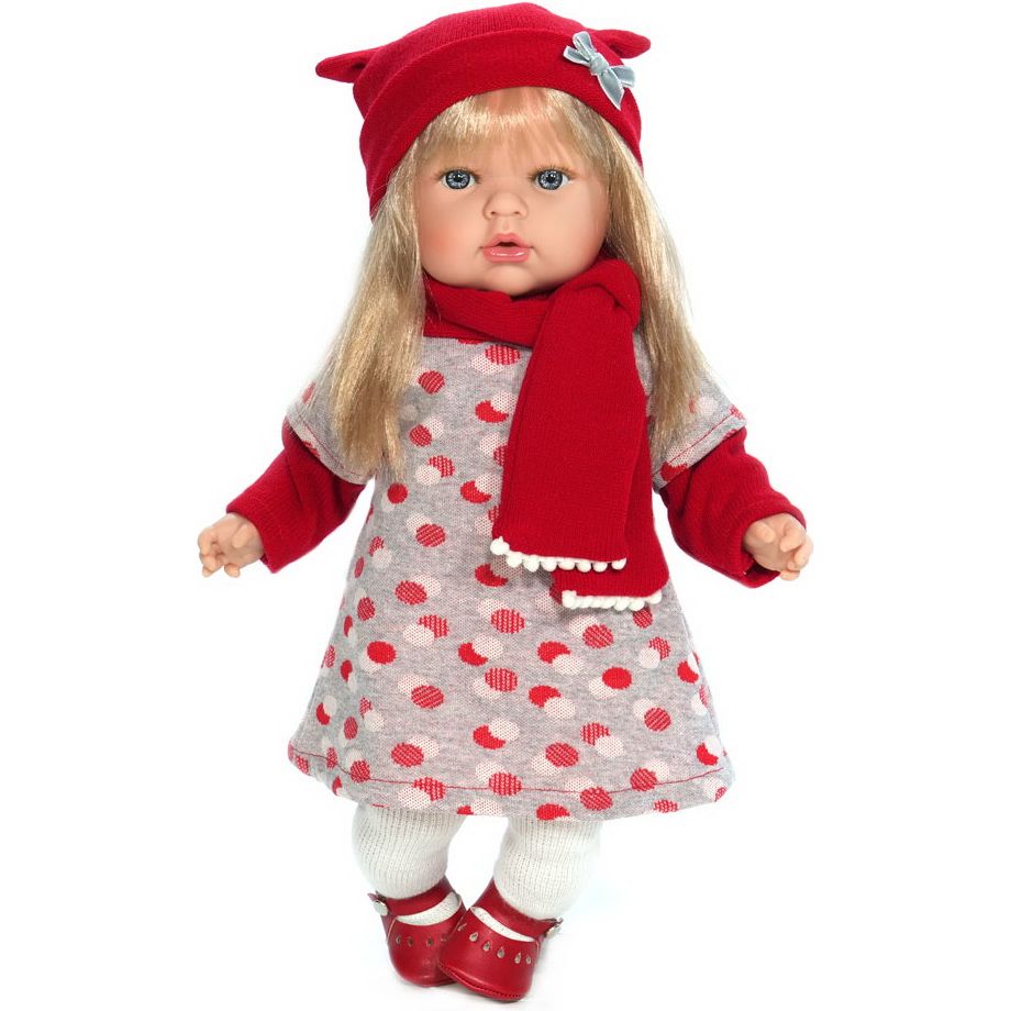 Кукла Nines d`Onil Tita Winter в красной шапочке, 45 см (6072) - фото 1