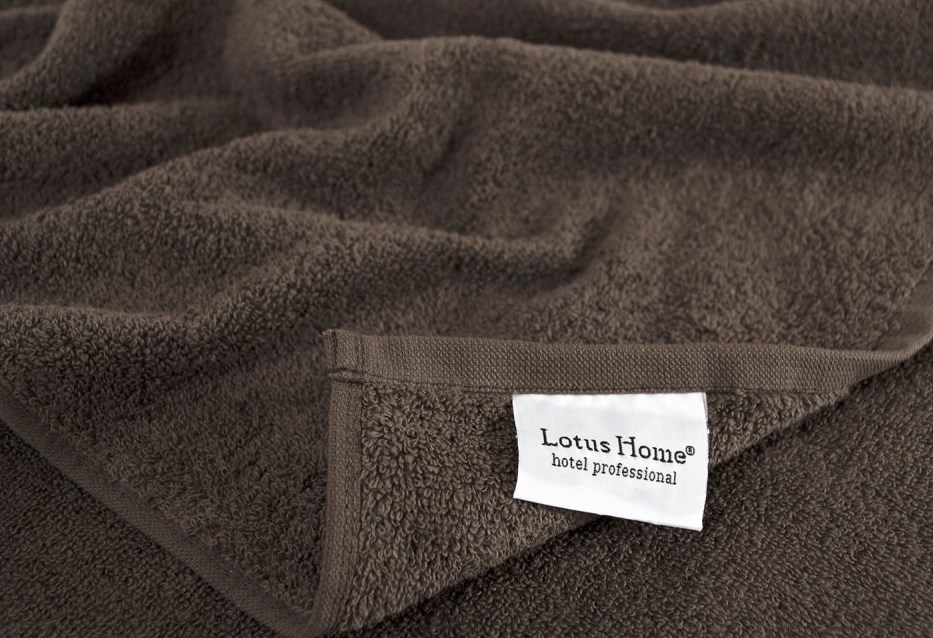 Полотенце Lotus Home Hotel Basic, махровое, 90х50 см, коричневый (svt-2000022309325) - фото 2