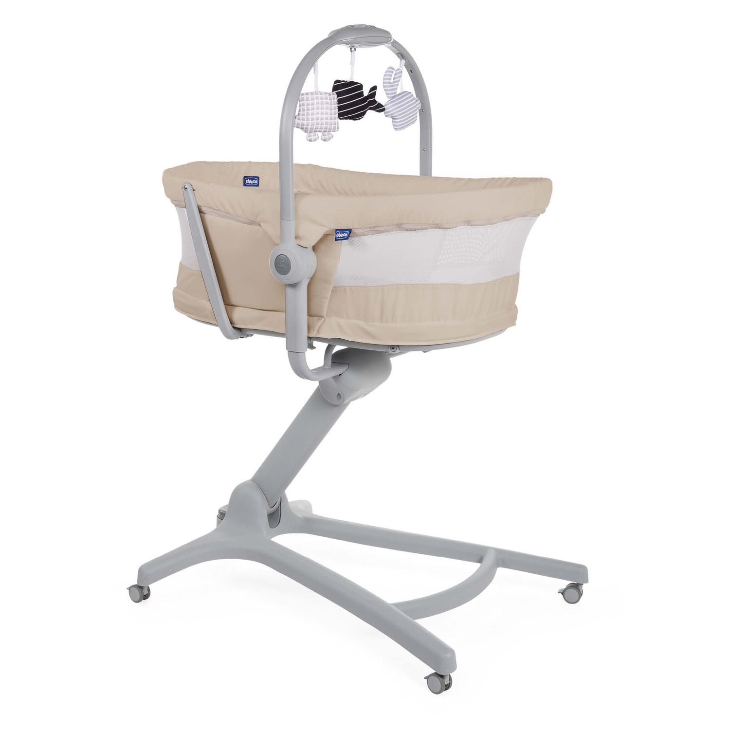 Кроватка - стульчик для кормления Chicco Baby Hug Air, 4 в 1, бежевый (79193.01.00) - фото 1