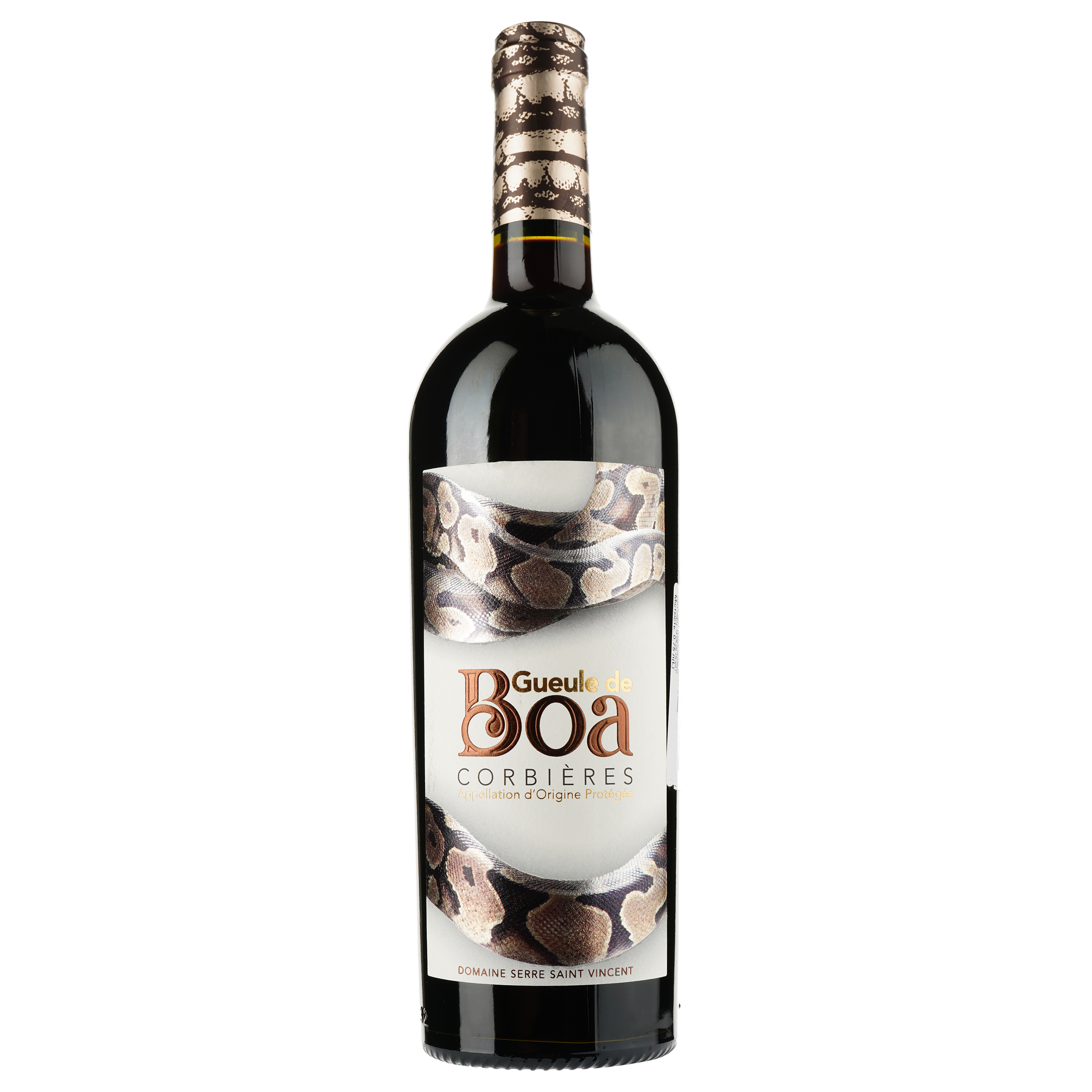 Вино Domaine Serre Saint Vincent Geule De Boa 2021 AOP Corbieres, красное, сухое, 0,75 л - фото 1